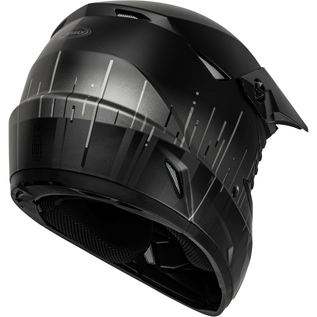 Mx 46 Frequency Off Road Helmet Matte Black/Grey Xs