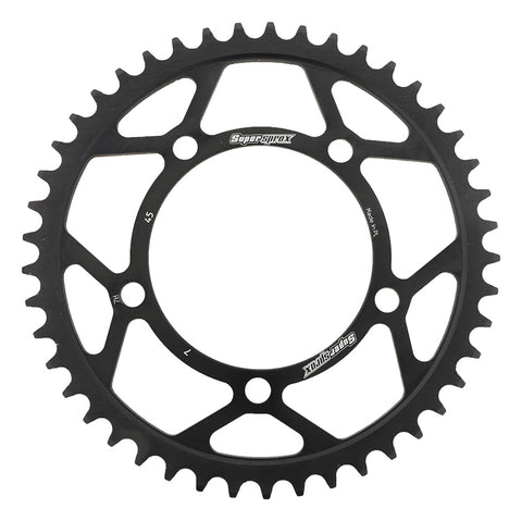 Rear Sprocket Steel 45t 525 Blk Bmw