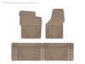 WeatherTech 99-10 Ford F250/F350/F450/F550 Front and Rear Rubber Mats - Tan