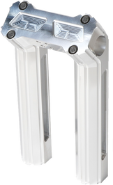 H/D Billet Risers 8" Raw Kickback