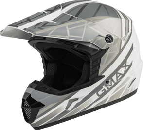 Youth Mx 46y Off Road Mega Helmet Matte White/Silver Ym