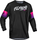 Yth Kinetic Mesh Khaos Jersey Black/Purple/Pink Ym