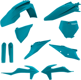 Full Plastic Kit Ktm Teal Metallic