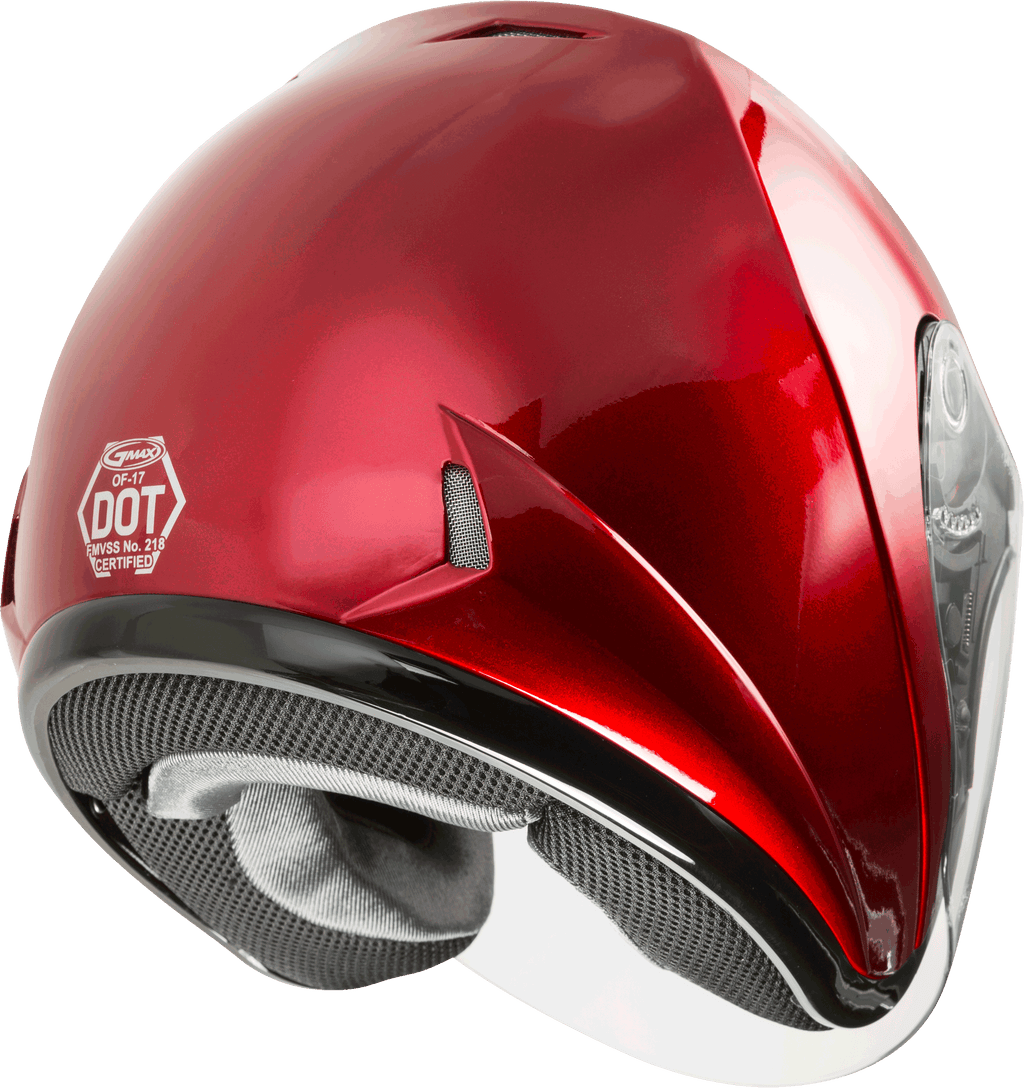 Of 17 Open Face Helmet Candy Red Xl