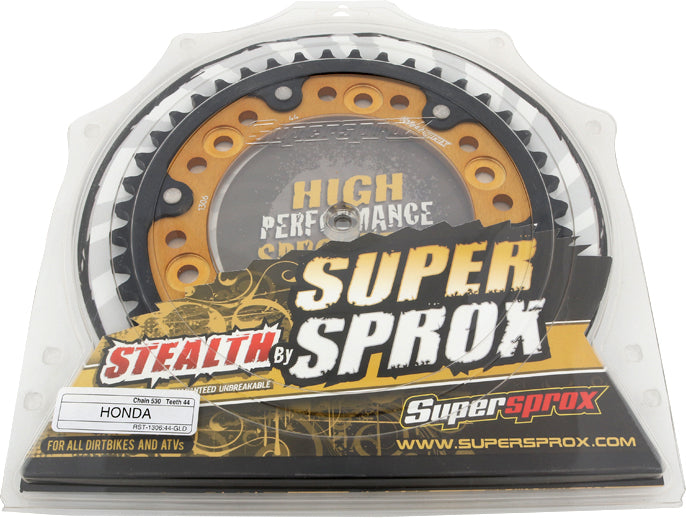 Rear Stealth Sprocket Alu/Stl 44t 530 Gld Hon