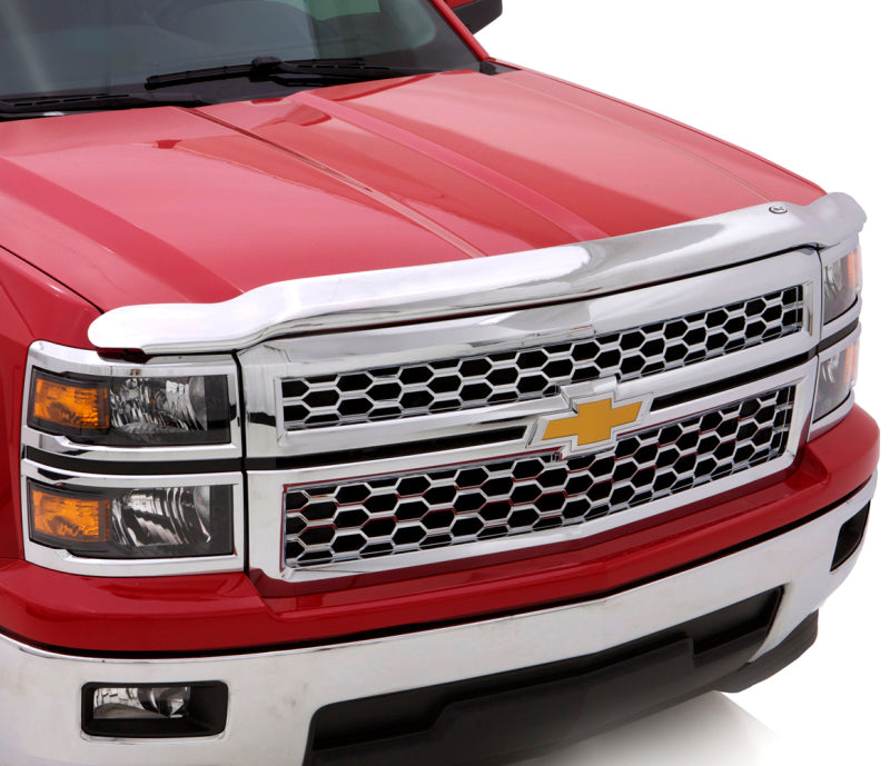 AVS 15-18 Ford F-150 High Profile Hood Shield - Chrome