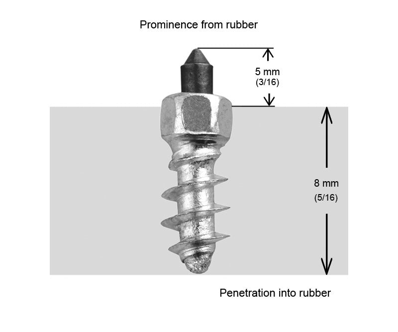 7/16" 11mm Std Screw Studs Qty 100