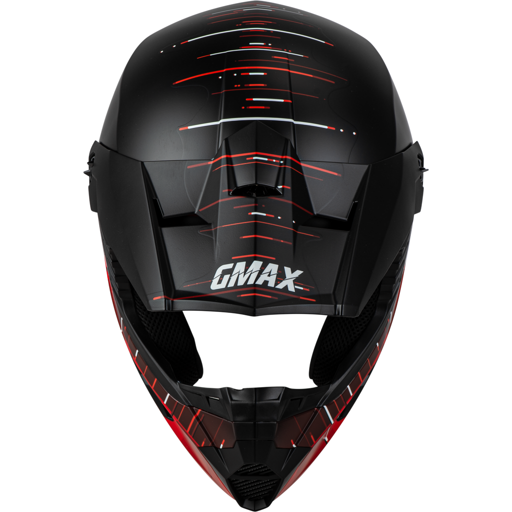 Mx 46 Frequency Off Road Helmet Matte Black/Red Xs