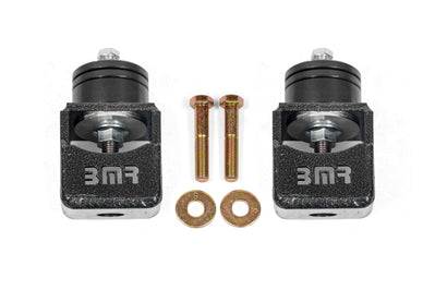 BMR Chevy SS and Pontiac G8 Motor Mount Kit (Solid Bushings) Black Hammertone