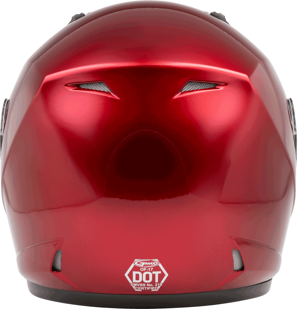 Of 17 Open Face Helmet Candy Red Xl