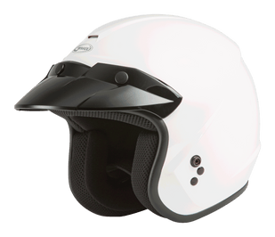Of 2 Open Face Helmet White Xs