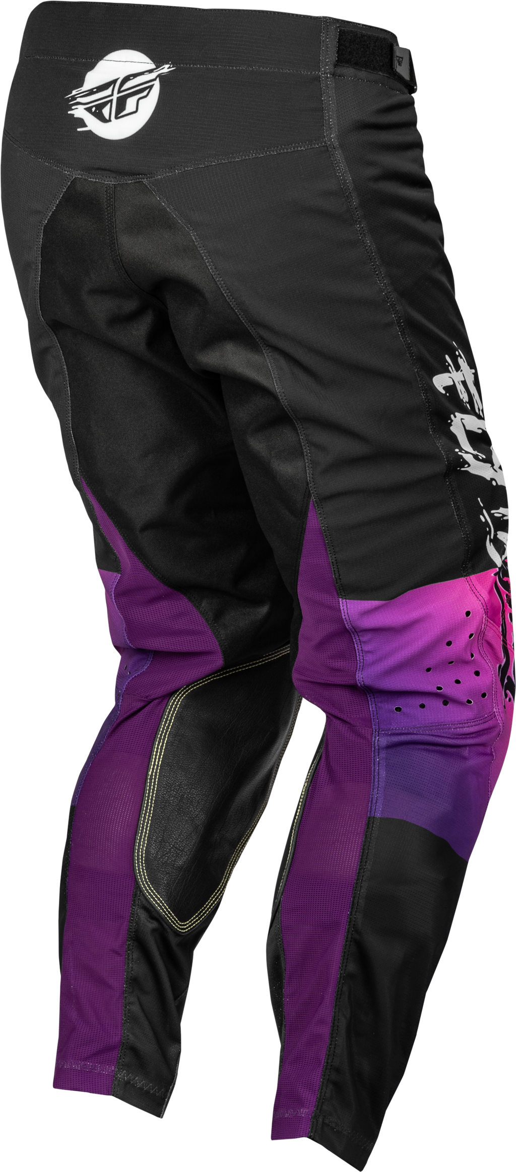 Youth Kinetic Mesh Khaos Pants Black/Purple/Pink Sz 26