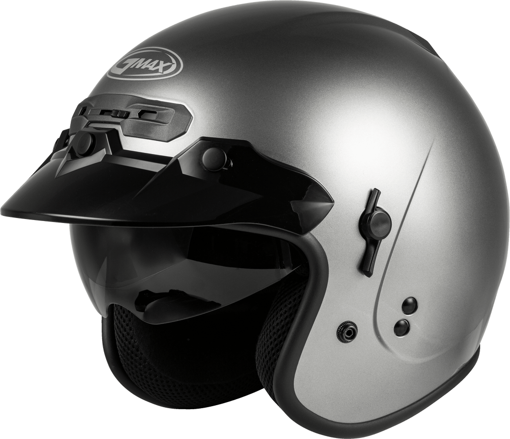 Gm 32 Open Face Helmet Titanium 2x