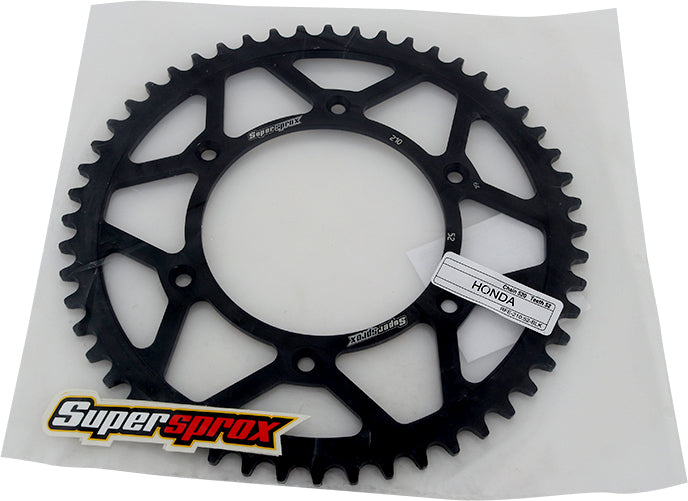 Rear Sprocket Steel 52t 520 Blk Hon