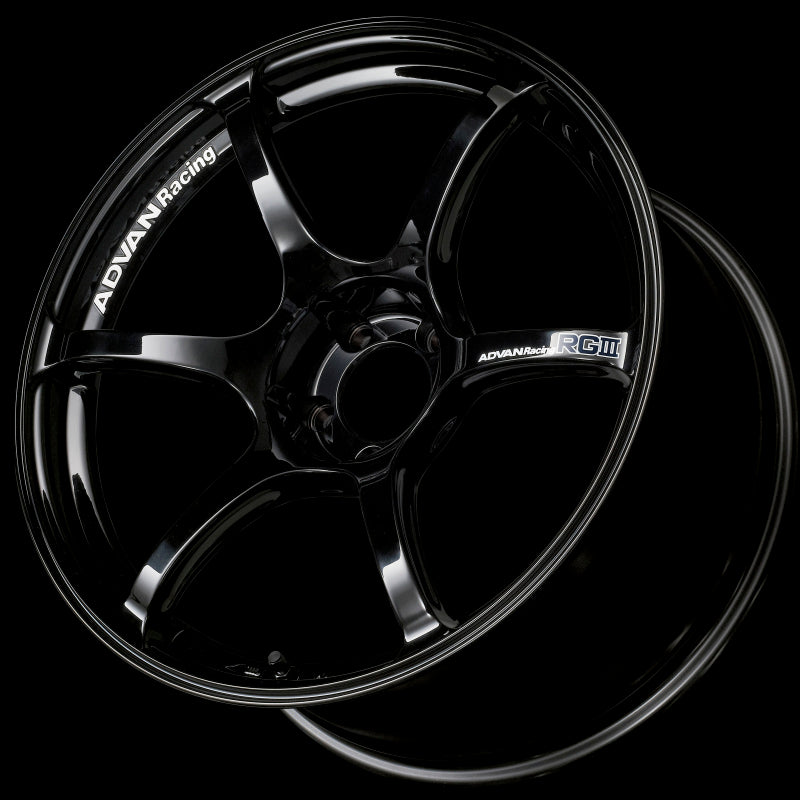 Advan RGIII 18x9.5 +45 5-114.3 Racing Gloss Black Wheel