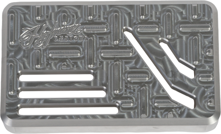 H/D Billet Brake Pedal Pad Raw Flt