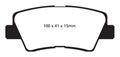EBC 09-11 Hyundai Azera 3.3 Ultimax2 Rear Brake Pads