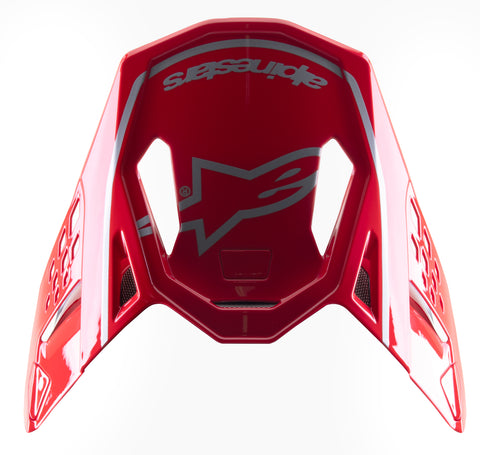 S M10 Visor Acumen Le Red Flake/Black/Silver