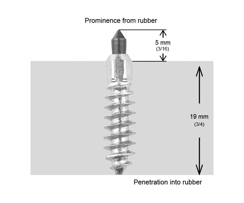 15/16" 24mm Std Screw Studs Qty 250