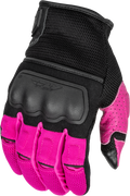 Women's Coolpro Force Gloves Black/Pink Lg