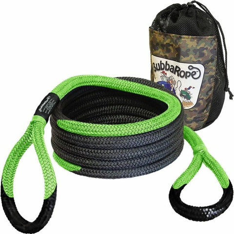 5/8" X20' Sidewinder Utv Recovery Rope Green Eyes