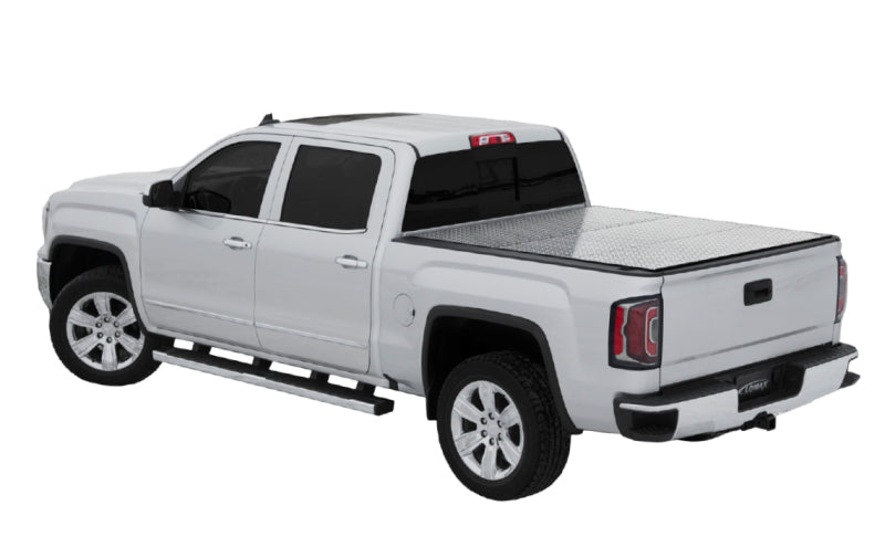 Access LOMAX Tri-Fold Cover 2020 Jeep Gladiator 5ft Box Diamond Plate