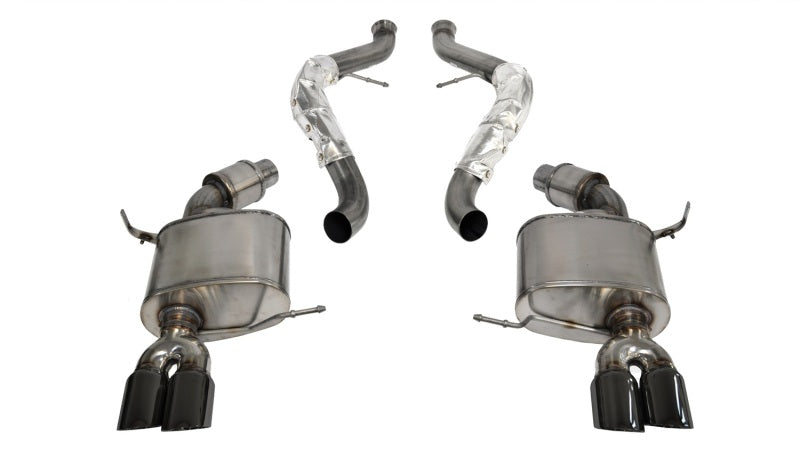 Corsa 08-12 BMW M3 E90 Black Sport Cat-Back Exhaust