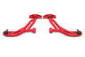 BMR 10-14 Ford Mustang / Shelby GT500 Non-Adj. Lower A-Arms (Poly/Delrin) - Red