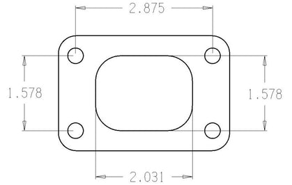Cometic Turbo FLG T25 Garrett Turbine Inlet Exhaust Gasket
